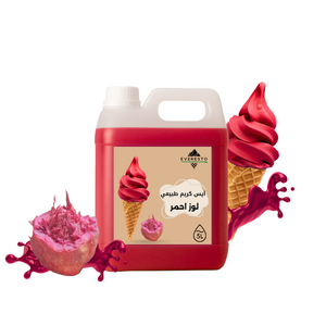 Red Almond Ice Cream