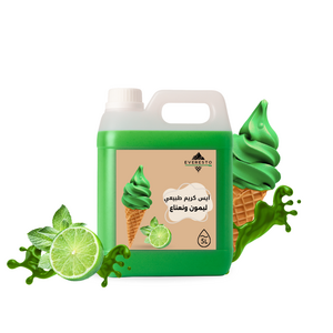 Lemon Mint Ice Cream 5L