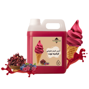 خليط الأيس كريم الطبيعية
