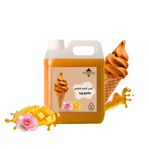 ايسكريم مانجو ورد طبيعي 5 لتر