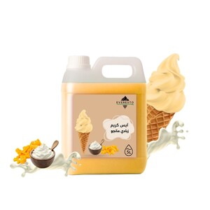 ايسكريم زبادي يوناني مع مانجو طبيعي 5 لتر